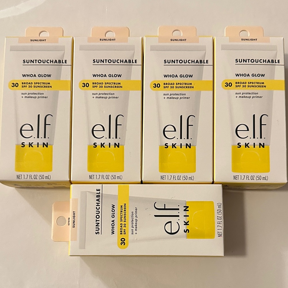 ELF Suntouchable Whoa Glow SPF 30 - set of 5 Sunlight